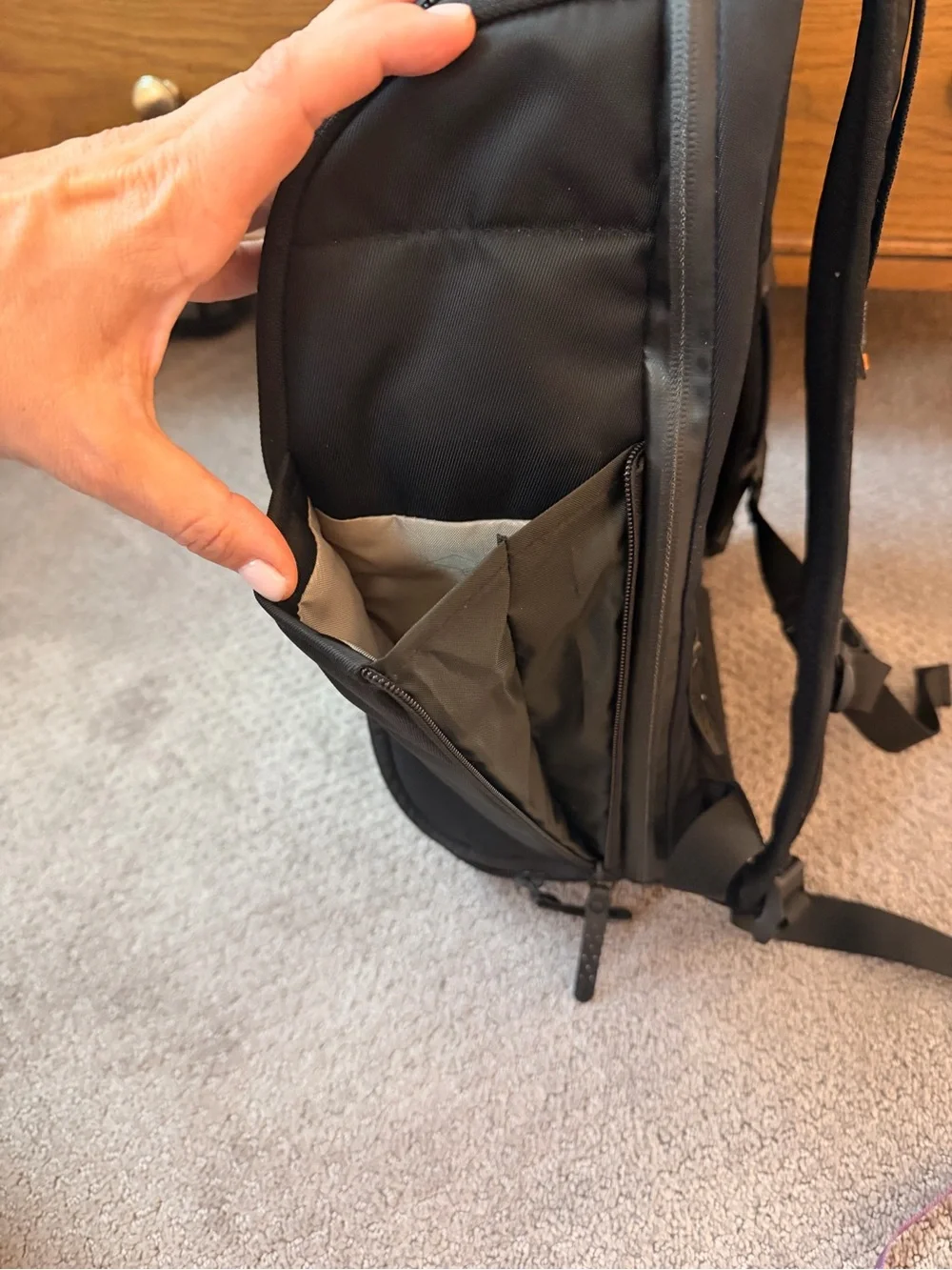 STM Black Padded Men’s Laptop Backpack